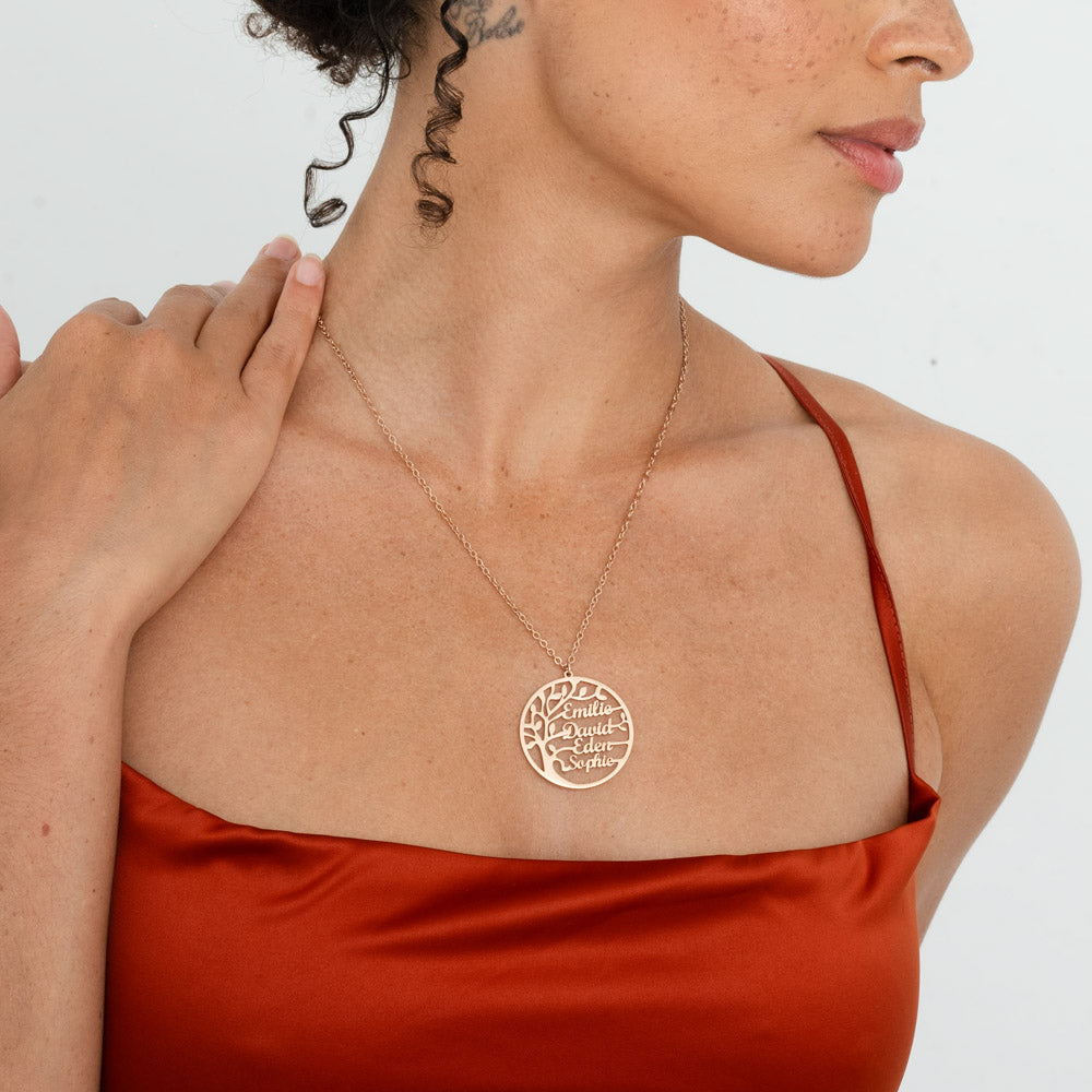 Collar Árbol Genealógico Personalizado
