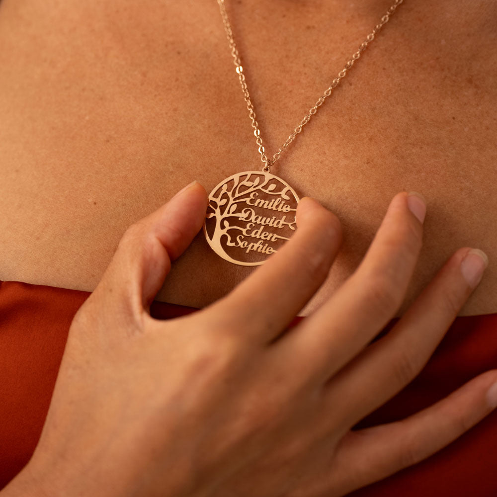 Collar Árbol Genealógico Personalizado